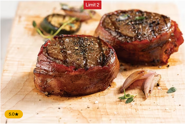 Bacon-Wrapped Butcher's Cut Top Sirloins