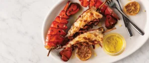 Split Lobster Tail Skewers